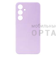 Чехол силикон COVER, бархатная подкладка в упаковке, Honor X7c, сиреневый