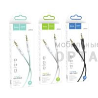 Aux-кабель Jack 3,5mm(m) - Jack 3,5mm(m) HOCO UPA19, 1m,  черный