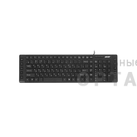 Клавиатура проводная ACER OKW010 черный USB slim Multimedia (1/20)