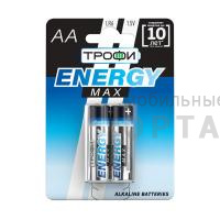 Элемент питания Трофи LR6-2BL ENERGY POWER Alkaline (40/320/15360) Элемент питания Трофи LR6-2BL ENERGY POWER Alkaline (40/320/15360)