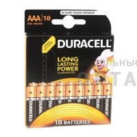 Элемент питания Duracell LR03 BL18 BASIC  (180/36540)
