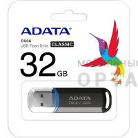 Флешка USB 32 Гб A-Data  C906  чёрный