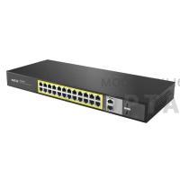 Коммутатор NETIS P124GH, 24-портовый неуправляемый PoE (1/20) Коммутатор NETIS P124GH, 24-портовый неуправляемый PoE (1/20)