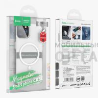 Чехол Hoco Premium Magnetic series airbag, iPhone 16 Pro Max, transparent