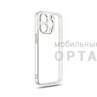 Чехол прозрачный силикон в техпаке, iPhone 17 Pro Max