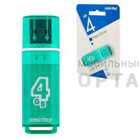 Флешка USB 4GB Smartbuy  Glossy  зелёный