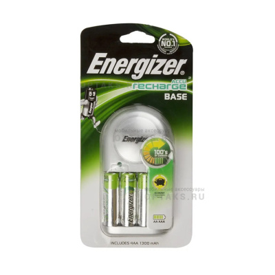 Зарядное устройство ENERGIZER Base Charger incl. 4xAA 1300mAh  (1/4)